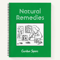 Natural Remedies Notes with Recipient's Name Notebook