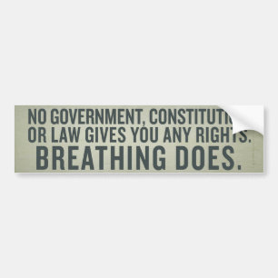 Natural Rights Bumper Sticker