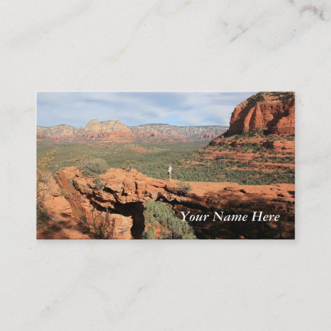 Natural Rock Formations Business Card (Front)