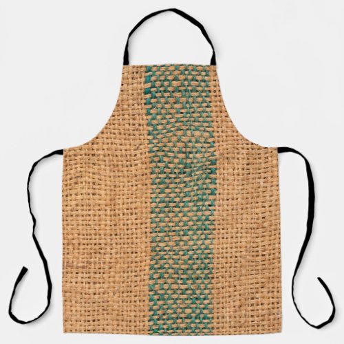 Natural sackcloth brown color textured and backgro apron
