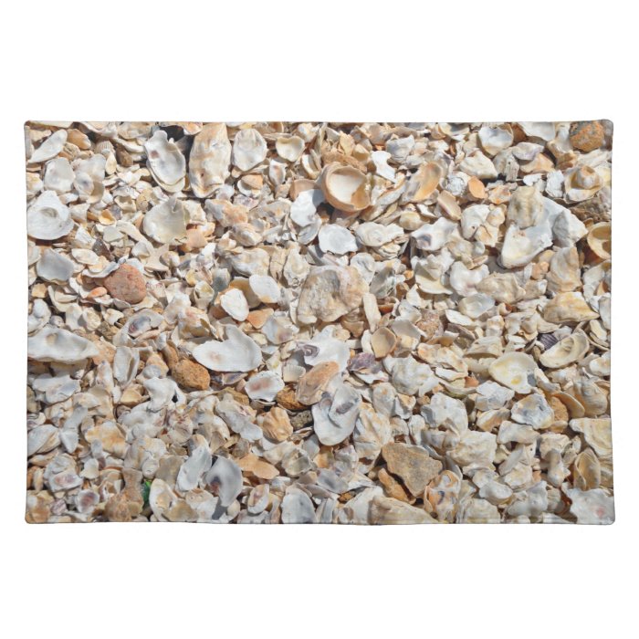 Natural Sea Shells Texture Placemats