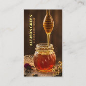 Natural Skincare Facial Aromatherapy Bee Honey Business Card (Front)
