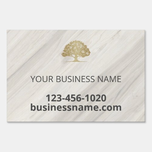 Natural Spa Business Yard Sign