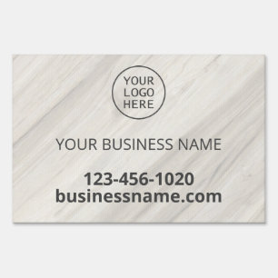 Natural Spa Business Yard Sign