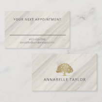 Natural Spa Name Appointment Card