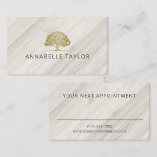 Natural Spa Name Appointment Card