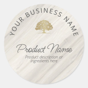Natural Spa Product Label