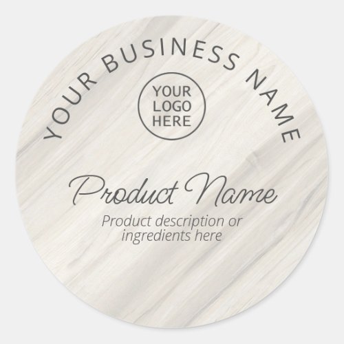 Natural Spa Product Label