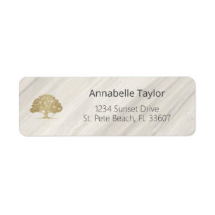 Natural Spa Return Address Label