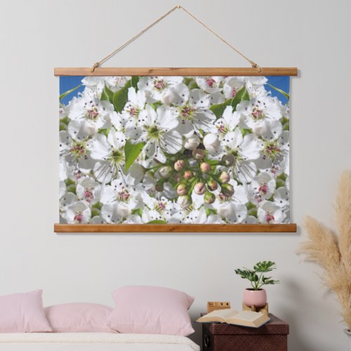 Natural Spring Flower Celebration Hanging Tapestry