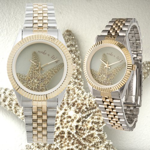 Natural Starfish Stylish Customizable Watch