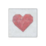 Natural Stone Heart Magnet: Love's Magnetic Pull Stone Magnet