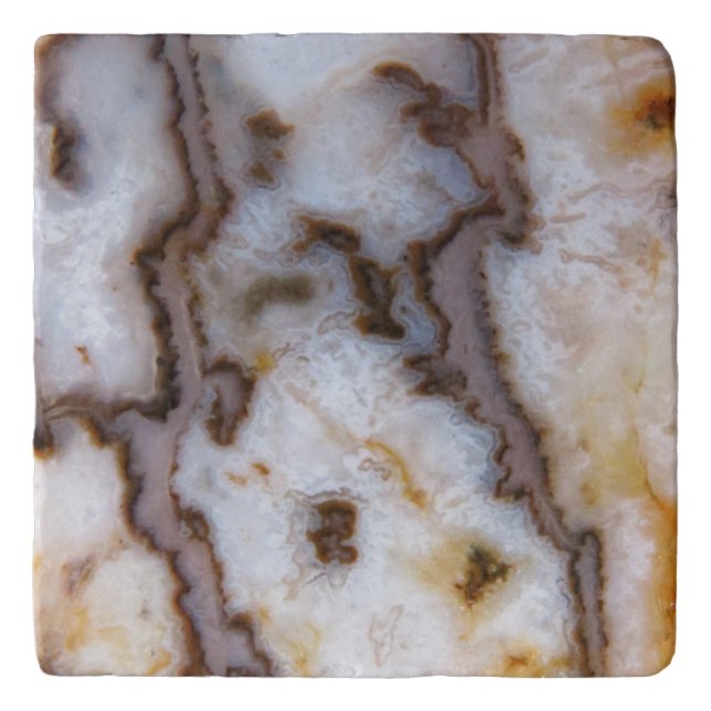 Natural Stone Image. Authentic Colors and Pattern Trivet (Front)