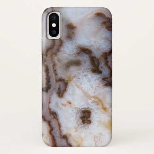Natural Stone Image Authentic Colors Pattern iPhone XS Case
