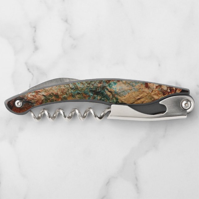 Natural Stone Look Waiter's Corkscrew (Back)