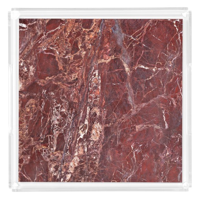 Natural Stone Pattern Acrylic Tray (Front)