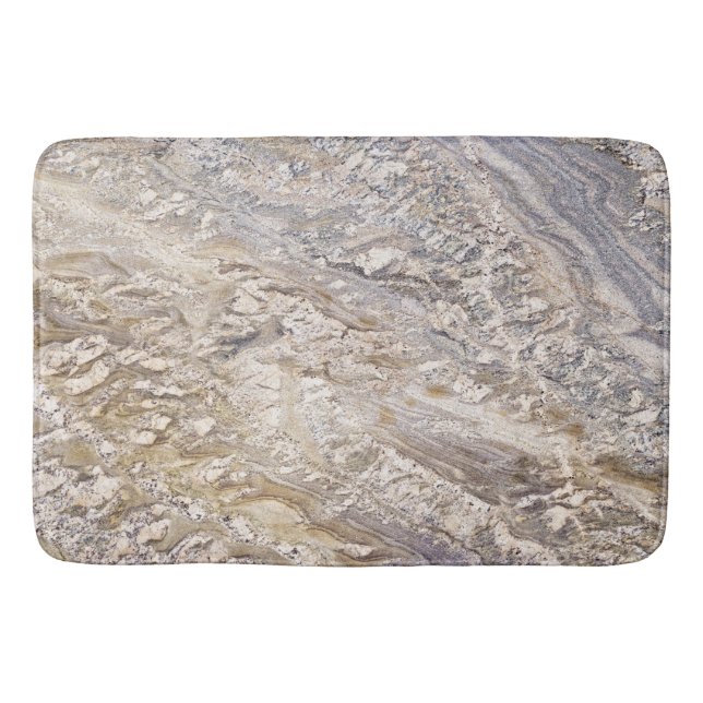 Natural Stone Pattern Bath Mat (Front)