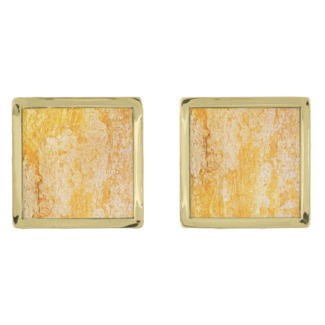 Natural Stone Pattern Cufflinks (Front)