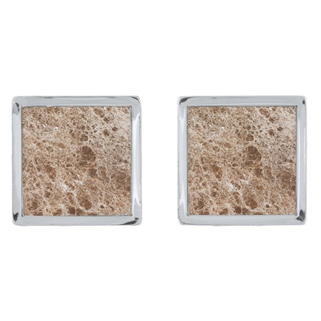 Natural Stone Pattern Cufflinks (Front)