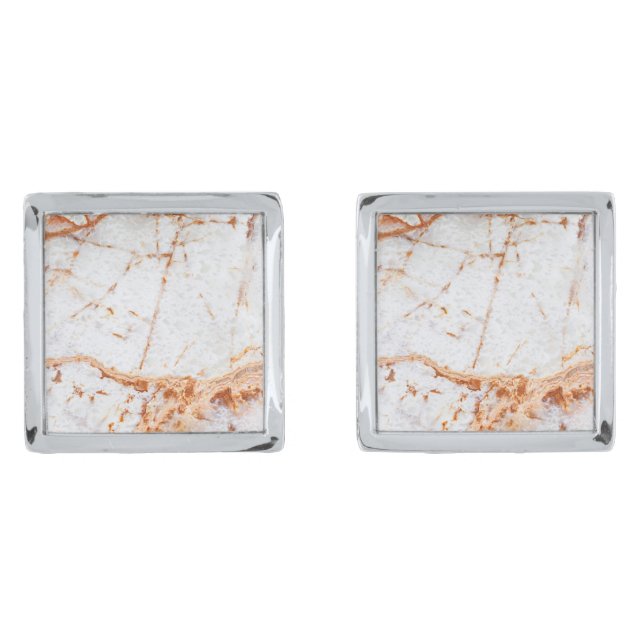 Natural Stone Pattern Cufflinks (Front)
