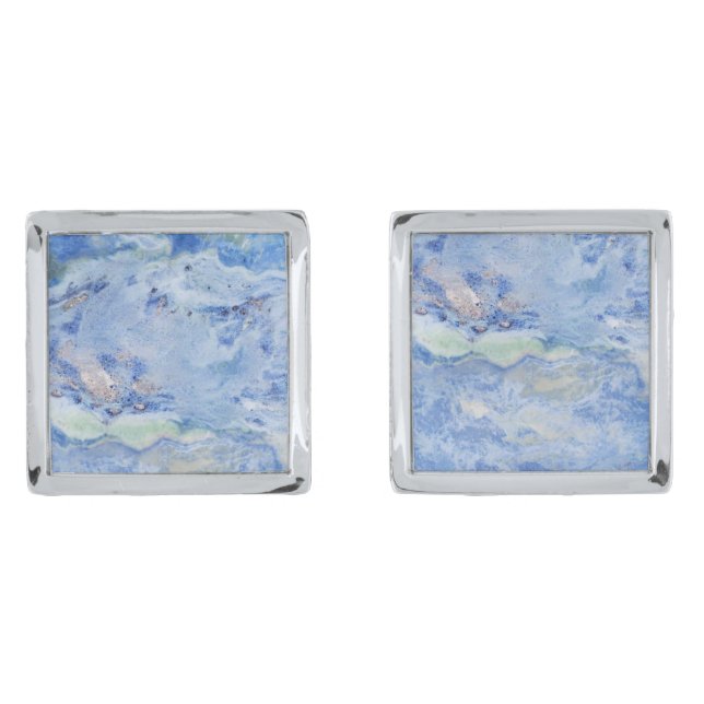Natural Stone Pattern Cufflinks (Front)