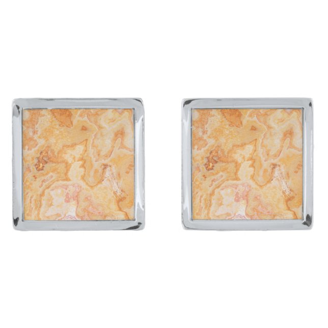 Natural Stone Pattern Cufflinks (Front)