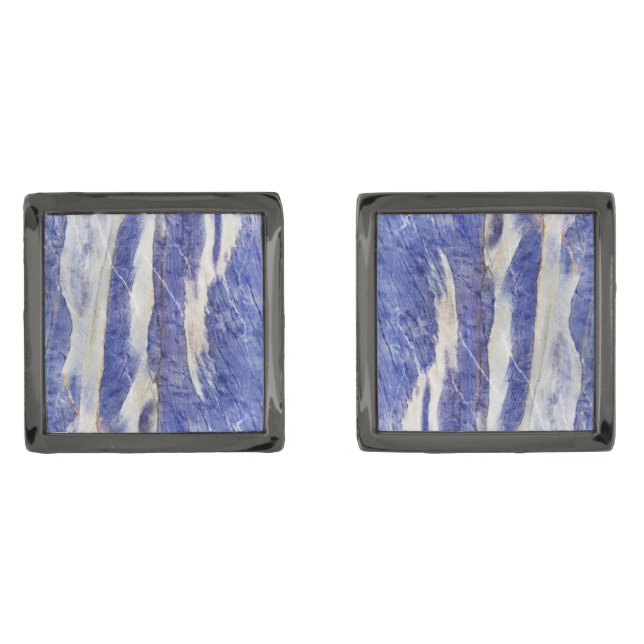 Natural Stone Pattern Cufflinks (Front)
