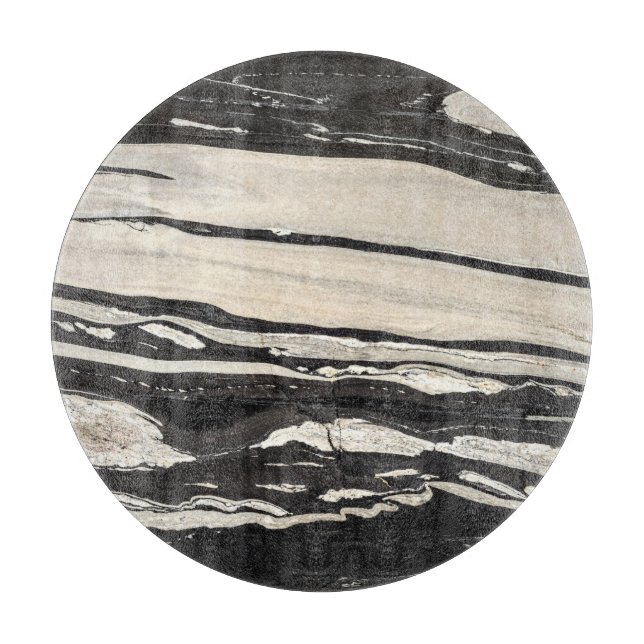 Natural Stone Pattern Glass Cutting Board (Front)