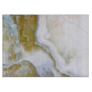 Natural Stone Pattern Glass Cutting Board