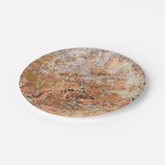 Natural Stone Pattern Paper Plates