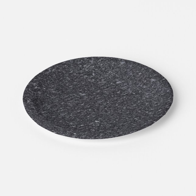 Natural Stone Pattern Paper Plates (Angled)