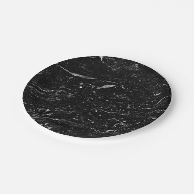 Natural Stone Pattern Paper Plates (Angled)