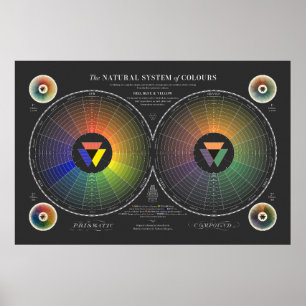 Natural System of Colours - Dark Poster