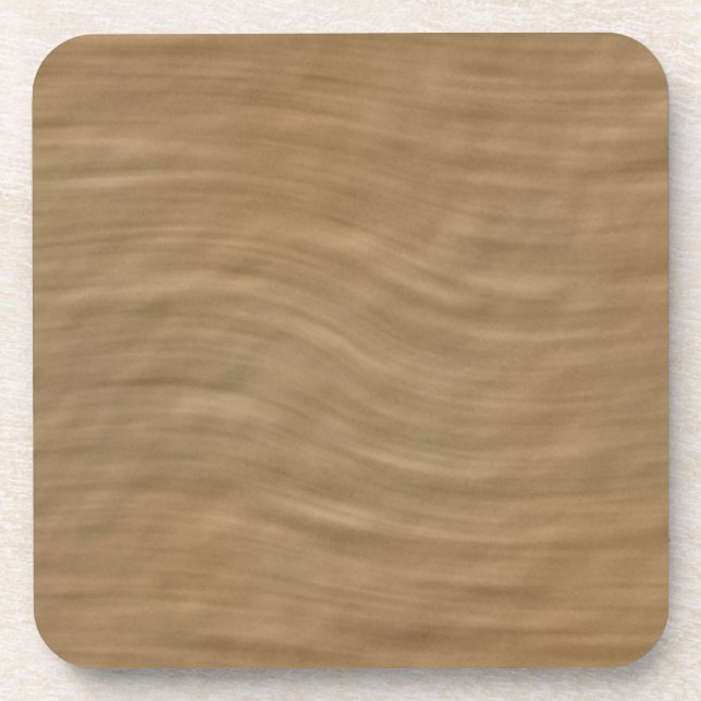 Natural Tan Sandstone Look Background Beverage Coaster (Front)