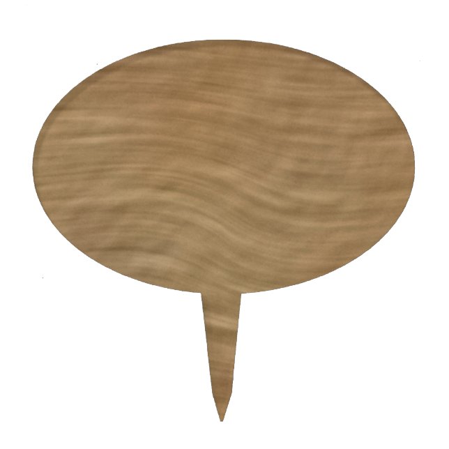 Natural Tan Sandstone Look Background Cake Topper (Front)