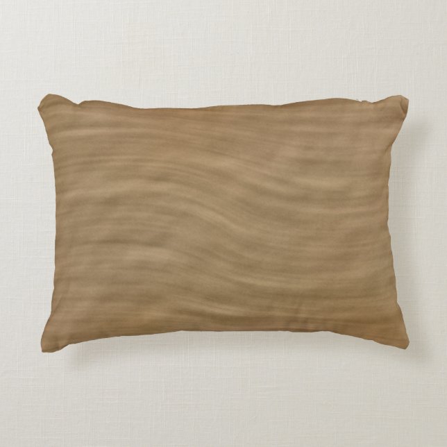 Natural Tan Sandstone Look Background Decorative Pillow (Front)