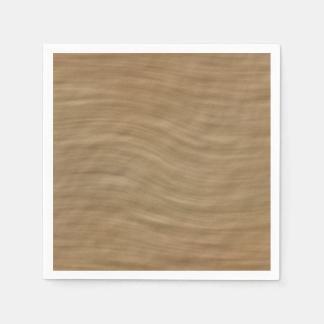 Natural Tan Sandstone Look Background Paper Napkins (Front)