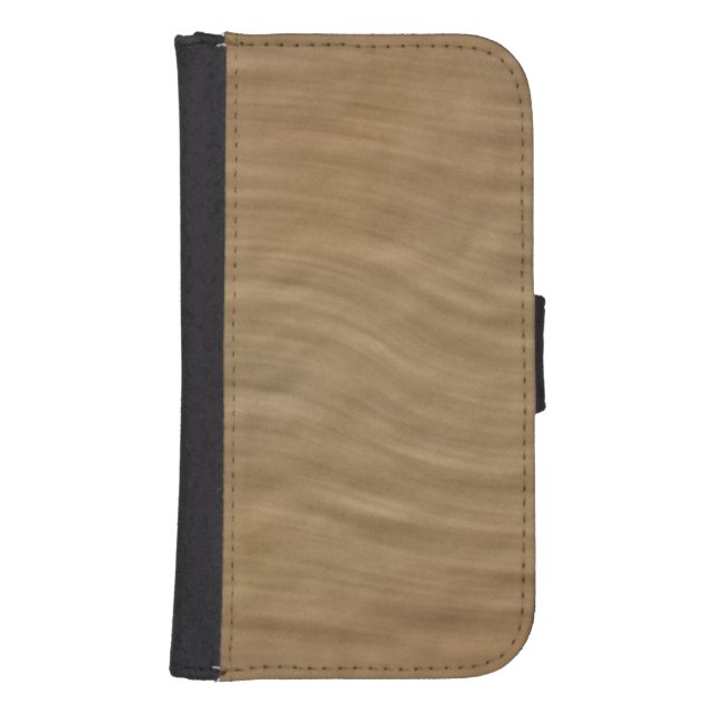 Natural Tan Sandstone Look Background Samsung Galaxy Wallet Case (Front)