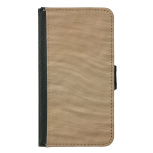 Natural Tan Sandstone Look Background Samsung Galaxy S5 Wallet Case