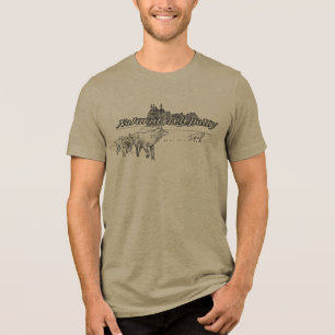 Natural Telepathy Wolf Pack T-shirt Tri-Blend Shirt