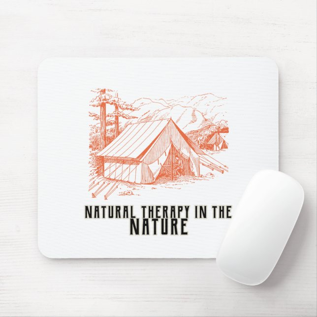 Natural therapy in the nature  mouse pad (With Mouse)