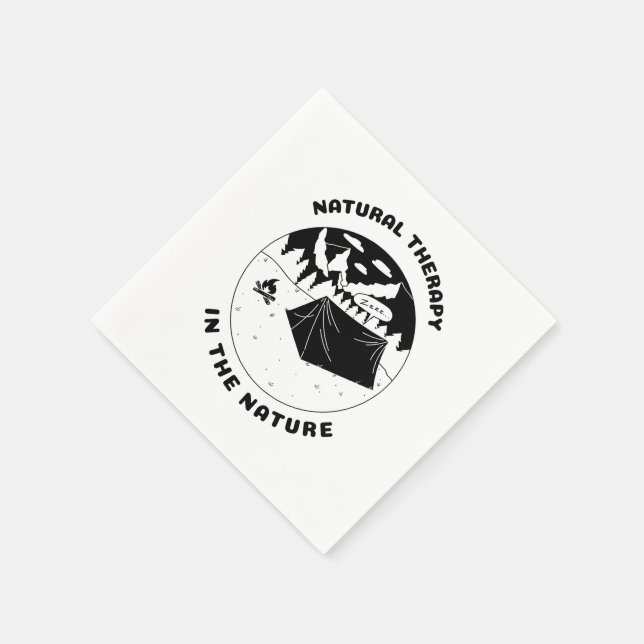 Natural therapy in the nature  napkins (Corner)