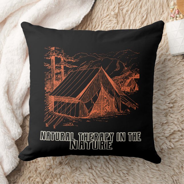 Natural therapy in the Nature Throw Pillow (Blanket)