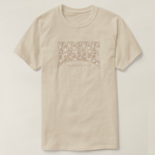 Natural Toile BRIDE Engagement Shower Bach Party T-Shirt