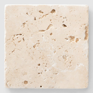 Natural Travertine Coaster or choose another stone