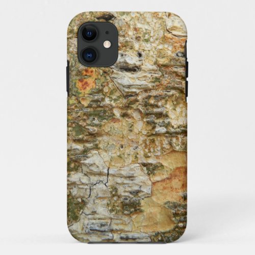 Natural tree bark picture for Nature lovers iPhone 11 Case