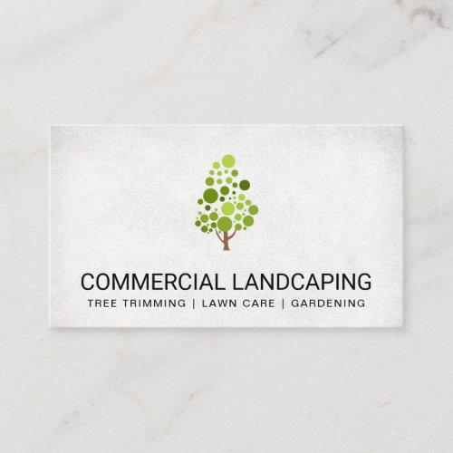 Natural  Tree  Gardening  Landscaping Business Card