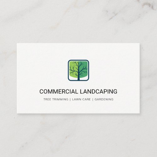 Natural  Trees  Gardening  Landscaping Business Card