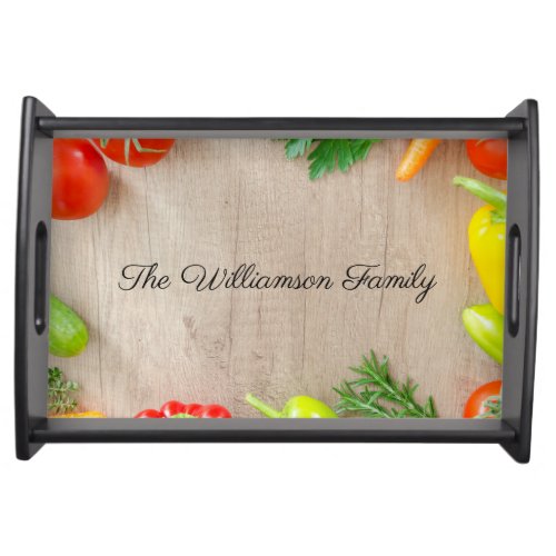 Natural Veggie Family Serving Tray