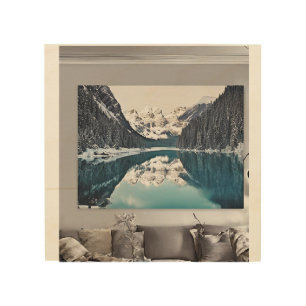 Natural views wood wall art